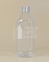 Бутылка ПЭТ-1,0 л (38 мм) «Смузи» прозрачная
